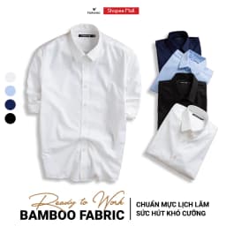 Thumbnail Áo sơ mi nam TORANO dài tay trơn phom chuẩn lịch sự - FATB002 1