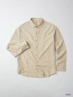 Thumbnail Áo Sơ Mi Nam Trơn DENIMST S04, Chất Đũi Mềm Mát 1
