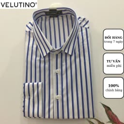 Thumbnail Áo sơ mi nam Velutino dài tay kẻ sọc công sở cao cấp mềm mịn 3