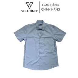 Thumbnail Áo sơ mi nam Velutino ngắn tay cao cấp công sở vải mát mịn không nhăn SMC211 1