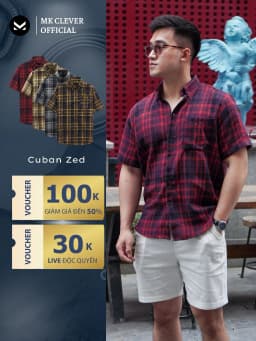 Thumbnail Áo Sơ Mi nam Zed MKCLEVER chất đũi Hàn mềm mịn, thoáng mát, thấm hút, chống nhăn, form rộng mặc hằng ngày 1
