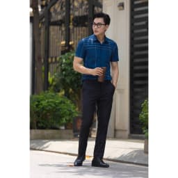 Thumbnail Áo sơ mi ngắn tay DGCs - Vải Bamboo bề mặt vải mềm nhẹ, thoáng mát, thấm hút tốt - SASNBD08M 3