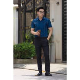 Thumbnail Áo sơ mi ngắn tay DGCs - Vải Bamboo bề mặt vải mềm nhẹ, thoáng mát, thấm hút tốt - SASNBD08M 4