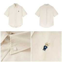 Thumbnail Áo Sơ Mi Ngắn Tay Form rộng NOAM Oxford - Màu Tím/ Be/ Hồng/ Tím kẻ sọc 3