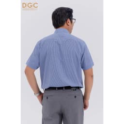 Thumbnail Áo sơ mi ngắn tay nam trung niên DGCs hoạ tiết caro nhỏ SASNBC47M 3