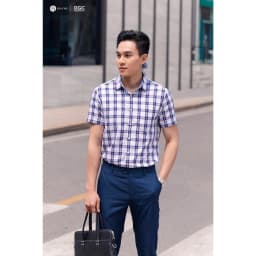 Thumbnail Áo sơ mi ngắn tay Slim Fit DGCs - sasnbb33m 4