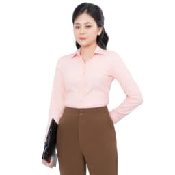 Thumbnail Áo sơ mi nữ ASW0101-R04 chất liệu cotton kẻ tăm dài tay form ôm nhiều màu Thái Hòa 2