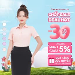Thumbnail Áo sơ mi nữ ASW0301-R04 kẻ sọc tăm thiết kế công sở ngắn tay form ôm nhiều màu Thái Hòa 1