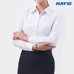 Thumbnail Áo sơ mi nữ trắng May 10 màu AT049 3
