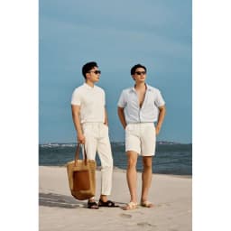 Thumbnail Áo Sơ Mi Oxford Tay Ngắn Sọc Thêu Hình Mỏ Neo 4M Form Regular 4MEN SM185 đứng phom, trẻ trung, năng động, cá tính 2
