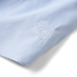 Thumbnail Áo Sơ Mi Poly Cotton Nam Tay Dài Sọc Xanh Patterned Heat - Embossed Form Regular SMID0298 3
