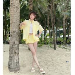 Thumbnail Áo Sơ Mi SAIGONESE Form Boxy Thun Kate Hoạ Tiết Sọc Unisex Nam Nữ 5 Màu 2