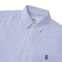 Thumbnail Áo sơ mi SilenceStandard Premium Oxford Shirt Logo S thêu/ kẻ xanh [SO02] 2