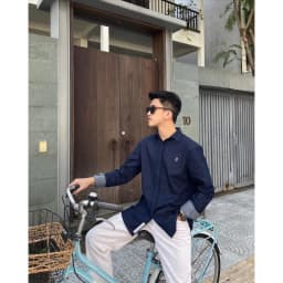 Thumbnail Áo sơ mi SilenceStandard Eco Denim Thêu Logo S [SB01] 4