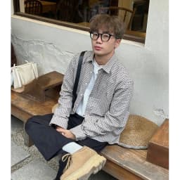 Thumbnail Áo sơ mi SilenceStandard Eco Linen/Check Shirt-[SO31] 4
