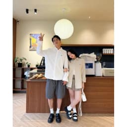Thumbnail Áo sơ mi SilenceStandard Eco Oxford Logo S/Basic [SO06] 4