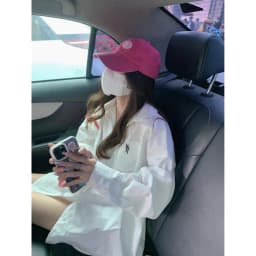 Thumbnail Áo sơ mi tay dài Kill System thêu logo KIST màu trắng 4