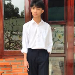Thumbnail Áo sơ mi tay dài nam đi học cấp 1, cấp 2, cấp 3 Jadiny 3