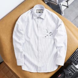 Thumbnail Áo Sơ Mi Tay Dài Nam Mirror Chất Liệu Cao Cấp Ít Nhăn Form Relaxed Chính Hãng FAPAS 1