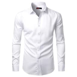 Thumbnail Áo sơ mi tay dài nam trơn cao cấp LADOS - 5779 chất kate lụa mát mẻ 1