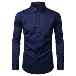 Thumbnail Áo sơ mi tay dài nam trơn cao cấp LADOS - 5779 chất kate lụa mát mẻ 4