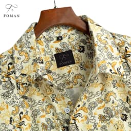 Thumbnail Áo sơ mi tay ngắn nam FOMAN chính hãng, hoạ tiết Ethnic Paisley, vải Lụa Mango thoáng mát, thấm hút, mềm mịn, không nhăn 3