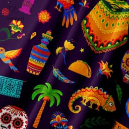 Thumbnail Áo sơ mi tay ngắn nam FOMAN hoạ tiết Mexican Tacos Fiesta, vải Lụa Mango thoáng mát, thấm hút, mềm mịn, không nhăn nhàu 4