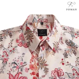 Thumbnail Áo sơ mi tay ngắn nam FOMAN chính hãng, hoạ tiết BLOSSOMING FLOWERS, vải Lụa Mango thoáng mát, thấm hút, mềm mịn | FM-75 3