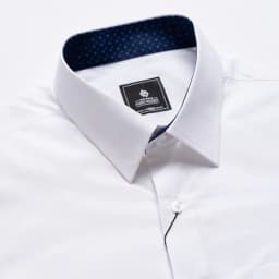 Thumbnail Áo sơ mi trắng dài tay nam Phan Nguyễn, chất liệu cao cấp, mềm mát, form regular fit SMD.1401 2