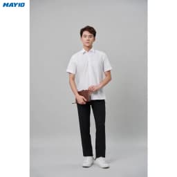 Thumbnail Áo sơ mi trắng nam cộc tay May 10 mã 010122932WON AT049 dáng suông 2