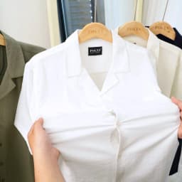 Thumbnail Áo Sơ Mi Đũi Nam POLYS Tay Ngắn Cổ Vest 4 Màu, Vải Đũi Co Giãn Thấm Hút Tốt SƠ MI ĐŨI NGẮN TAY 4