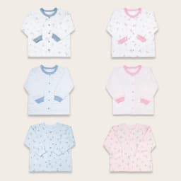 Thumbnail Áo Sơ Sinh Dài Tay, Nút Giữa MIOMIO - Cho Bé Trai, Bé Gái (Từ 0-24 tháng), Vải Cotton 4