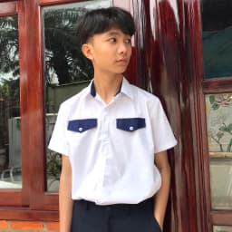 Thumbnail Áo sơmi đồng phục học sinh Jadiny cho bé trai cấp 1, tiểu học, thoáng mát, thấm hút mồ hôi 2