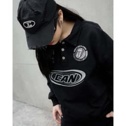 Thumbnail Áo Sweater Candles Street Gear Polo Oversized Fit Unisex 2