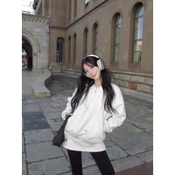 Thumbnail Áo sweater nỉ bông cổ sơ mi Austin phối viền ren - Killsystem 4
