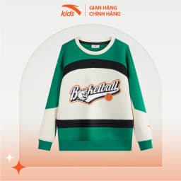 Thumbnail Áo sweater thời trang bé trai Basketball-KT Anta Kids W352349755B 1