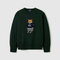 Thumbnail Áo Sweater WHO.A.U Steve Premium Jacquard Sweater_WHKAE4T11U 3