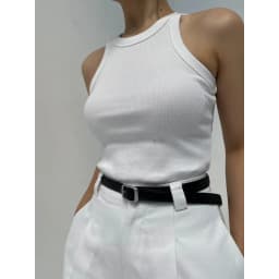 Thumbnail Áo tanktop nữ idee ôm cổ tròn vải thun cotton gân 1