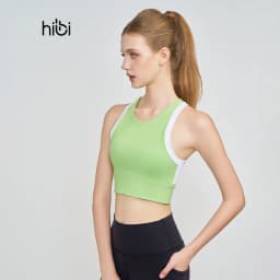 Thumbnail Áo tập yoga gym croptop Hibi Sports CR805, kèm mút ngực, phù hợp chơi pickleball tennis 4