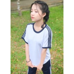 Thumbnail Áo thể dục học sinh cao cấp cổ tròn Jadiny TDP029 2
