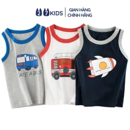 Thumbnail Áo thun ba lỗ bé trai 27Kids áo 3 lỗ sát nách nam vải Cotton cho trẻ từ 2-10 tuổi BSTT2 1