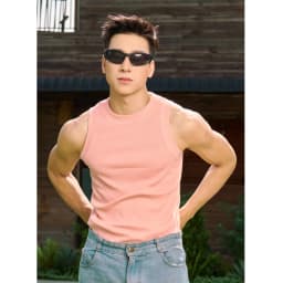 Thumbnail Áo Thun Ba Lỗ Tank Top Nam Bo Cổ Tròn Đánh Bông Cotton Tăm Gân Tôn Dáng Thương Hiệu Mr Twins 2
