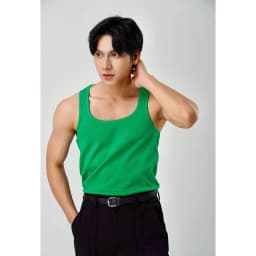 Thumbnail Áo Thun Ba Lỗ Tank Top Nam Cổ Vuông Nhiều Màu Cotton Gân Thương Hiệu Mr Twins 2