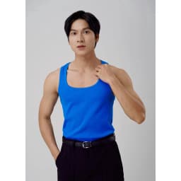 Thumbnail Áo Thun Ba Lỗ Tank Top Nam Cổ Vuông Nhiều Màu Cotton Gân Thương Hiệu Mr Twins 3