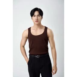 Thumbnail Áo Thun Ba Lỗ Tank Top Nam Cổ Vuông Cotton Tăm Gân Tôn Dáng Thương Hiệu Mr Twins 4