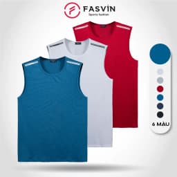 Thumbnail Áo Thun Ba Lỗ Thể Thao Nam Fasvin SN24630.HN Vải COOLMAX Co Giãn Mềm Mát Thoải Mái Vận Động 1