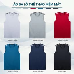 Thumbnail Áo Thun Ba Lỗ Thể Thao Nam Fasvin SN24630.HN Vải COOLMAX Co Giãn Mềm Mát Thoải Mái Vận Động 4