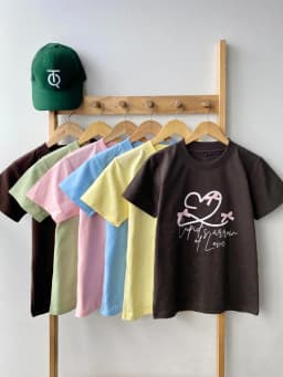 Thumbnail Áo thun baby tee cupid's arrow of love TiQi Jeans chất cotton co giãn 2 chiều thoáng mát AB-23 4