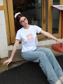 Thumbnail Áo thun baby tee FLOWER chất cotton TiQi Jeans AB-47 2