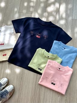 Thumbnail Áo thun baby tee nơ cherry TiQi Jeans A100 1
